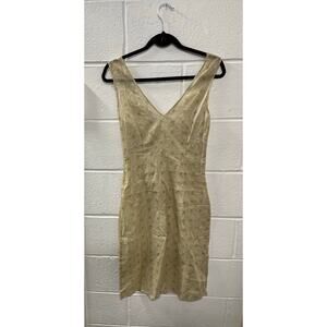 Kristina Ti - Short Floral Dress  / Yellow / size 6 US, IT 42